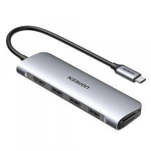 USB адаптер UGREEN 35999 6в1 CM511 (Серый) - GorbTech