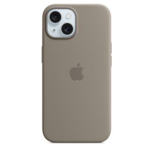 Силиконовый чехол Apple для iPhone 15 Silicone Case with MagSafe - Clay (Глина) - GorbTech