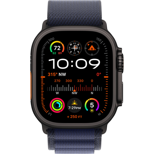 Смарт-часы Apple Watch Ultra 2 (2024) 49mm Black Titanium Case with Alpine Loop Navy (Синий) - GorbTech