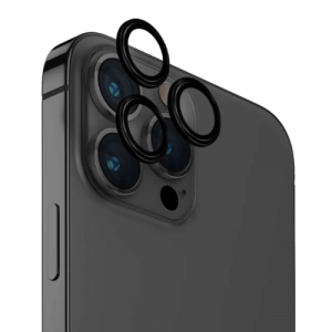 Защитное стекло на камеру Uniq Optix для iPhone 15 Pro (Черный) - GorbTech