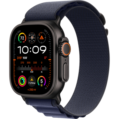 Смарт-часы Apple Watch Ultra 2 (2024) 49mm Black Titanium Case with Alpine Loop Navy (Синий) - GorbTech