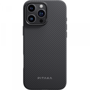 Противоударный чехол Pitaka Military-Grade Protective Case для iPhone 16 Pro (Black) - GorbTech