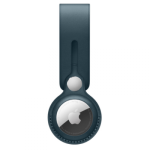 Кожаный брелок-подвеска Apple для AirTag Baltic Blue (Балтийский синий) - GorbTech