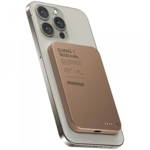 Аккумулятор внешний универсальный MOMAX Q.Mag X 5000 Magsafe Sandstone - GorbTech