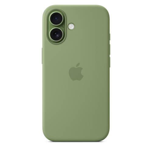 Силиконовый чехол Apple для iPhone 17 Silicone Case with MagSafe – Light Moss (Зеленый) - GorbTech
