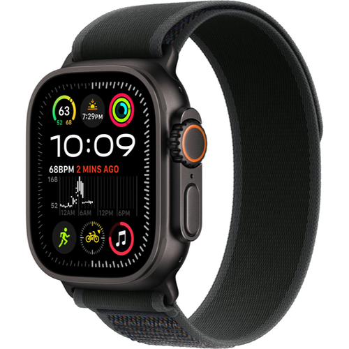Смарт-часы Apple Watch Ultra 2 (2024) 49mm Black Titanium Case with Trail Loop Black (Черный) - GorbTech