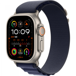 Смарт-часы Apple Watch Ultra 2 (2024) 49mm Natural Titanium Case with Alpine Loop Navy (Синий) - GorbTech