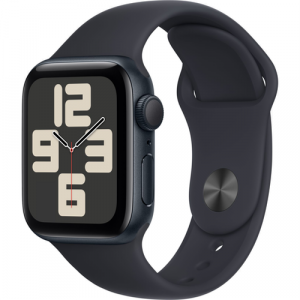 Смарт-часы Apple Watch SE 2 (GPS) 44mm Midnight Aluminum Case with Midnight Sport Band (Темная ночь) - GorbTech