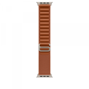 Ремешок для Apple Watch Ultra 49mm Terra Cotta Alpine Loop - Medium - Natural Titanium Finish (Терракотовый) - GorbTech