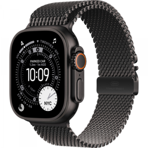 Смарт-часы Apple Watch Ultra 3 (2025) 49mm Black Titanium Case with Titanium Milanese Loop Black (Черный титан) - GorbTech