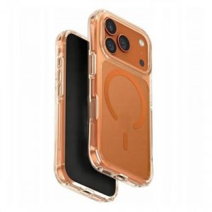Чехол Uniq Lifepro Xtreme AF MagSafe для iPhone 17 Pro Frost Clear/Volt Orange - GorbTech