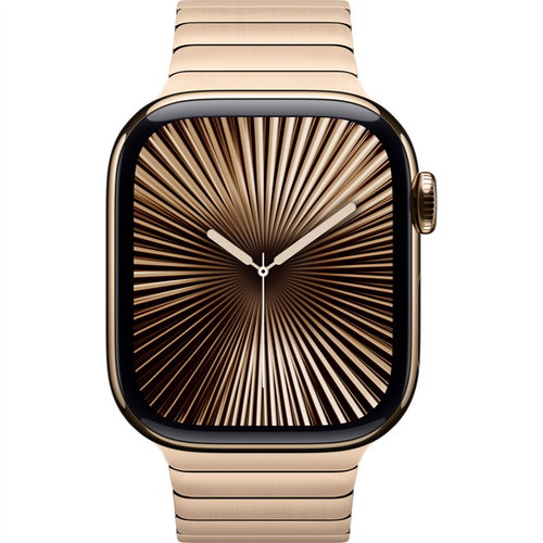 Смарт-часы Apple Watch Series 10 (GPS+Cellular) 42mm Gold Titanium Case with Gold Link Bracelet (Золотой) - GorbTech
