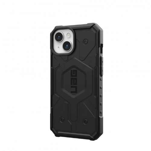 Поликарбонатный чехол UAG Pathfinder MagSafe для iPhone 15 Black (Черный) - GorbTech