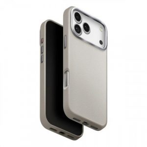 Чехол из искусственной кожи Uniq Lyden MagSafe для iPhone 17 Pro Max Clay - GorbTech