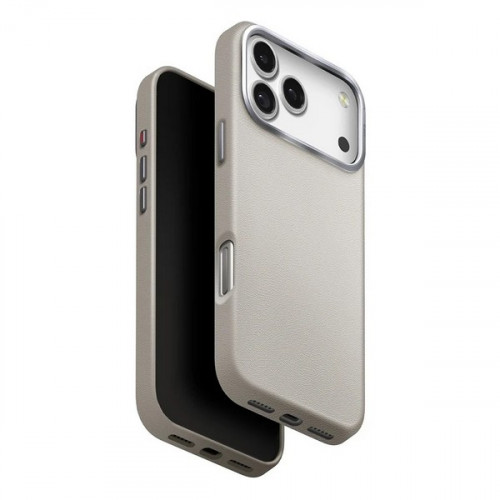 Чехол из искусственной кожи Uniq Lyden MagSafe для iPhone 17 Pro Max Clay - GorbTech