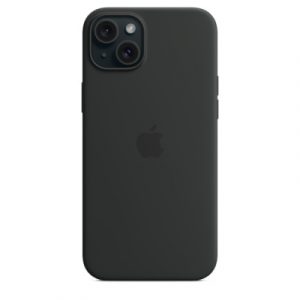 Силиконовый чехол Apple для iPhone 15 Plus Silicone Case with MagSafe - Black (Черный) - GorbTech