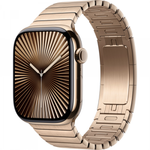 Смарт-часы Apple Watch Series 10 (GPS+Cellular) 46mm Gold Titanium Case with Gold Link Bracelet (Золотой) - GorbTech