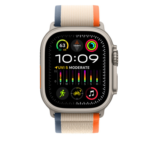 Ремешок для Apple Watch Ultra 49mm Orange/Beige Trail Loop - M/L (Оранжевый/Бежевый) - GorbTech