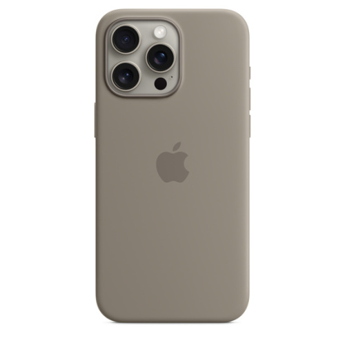 Силиконовый чехол Apple для iPhone 15 Pro Max Silicone Case with MagSafe - Clay (Глина) - GorbTech