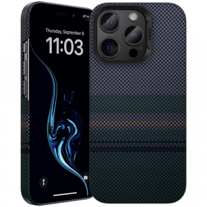 Чехол Benks Aurora ArmorAir Case built with Kevlar® для iPhone 16 Pro Max (Арктическое ночное небо) - GorbTech