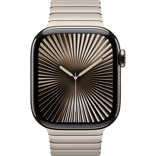 Смарт-часы Apple Watch Series 10 (GPS+Cellular) 42mm Natural Titanium Case with Natural Link Bracelet (Титановый) - GorbTech