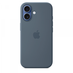 Силиконовый чехол Apple для iPhone 17 Silicone Case with MagSafe – Anchor Blue (Синий) - GorbTech