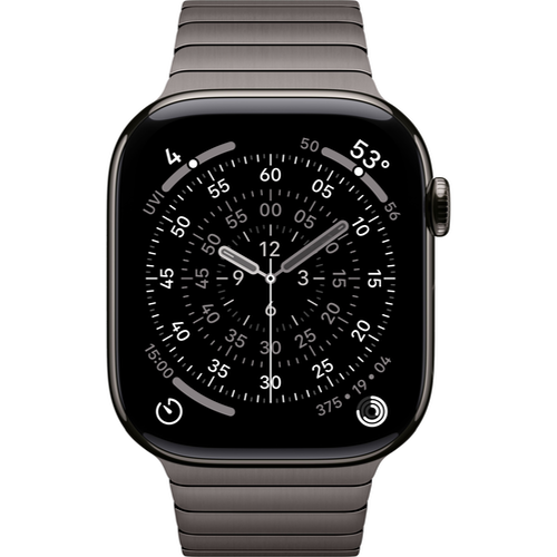 Смарт-часы Apple Watch Series 11 (GPS+Cellular) 46mm Slate Titanium Case with Slate Link Bracelet (Графитовый) - GorbTech