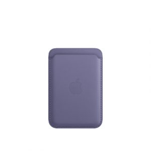 Чехол-бумажник Apple для iPhone Leather Wallet with MagSafe - Wisteria (Вистерия) - GorbTech