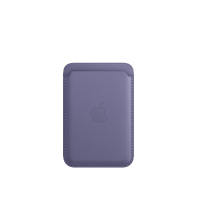 Чехол-бумажник Apple для iPhone Leather Wallet with MagSafe - Wisteria (Вистерия) - GorbTech
