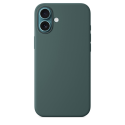 Силиконовый чехол Luxcopy для iPhone 16 Silicone Case with MagSafe - Lake Green (Зеленый) - GorbTech