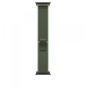 Ремешок для Apple Watch Ultra 49mm Green/Neon Trail Loop - S/M - Black Titanium Finish (Зеленый) - GorbTech