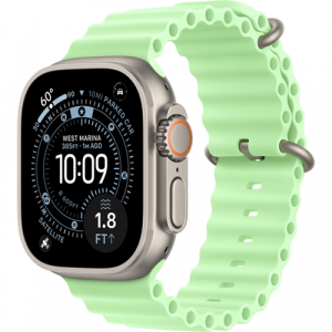 Смарт-часы Apple Watch Ultra 3 (2025) 49mm Natural Titanium Case with Ocean Band Neon Green (Неоново-Зеленый) - GorbTech
