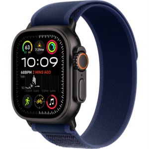 Смарт-часы Apple Watch Ultra 2 (2024) 49mm Black Titanium Case with Trail Loop Blue (Синий) - GorbTech