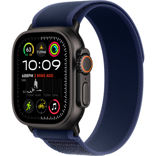 Смарт-часы Apple Watch Ultra 2 (2024) 49mm Black Titanium Case with Trail Loop Blue (Синий) - GorbTech