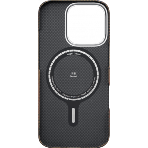Чехол Pitaka Tactile Woven case для iPhone 16 Pro (Sunset) - GorbTech