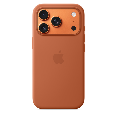 Силиконовый чехол Apple для iPhone 17 Pro Silicone Case with MagSafe – Terra Cotta (Терракотовый) - GorbTech