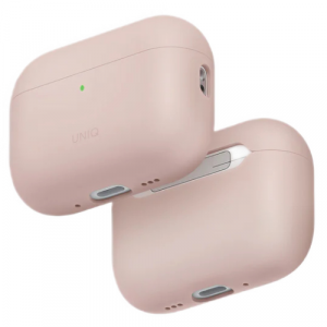 Чехол Uniq LINO Liquid Silicone для AirPods Pro 3 Blush Pink (Розовый) - GorbTech