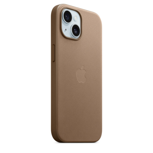 Тканевый чехол Apple для iPhone 15 FineWoven Case with MagSafe - Taupe (Коричневый) - GorbTech