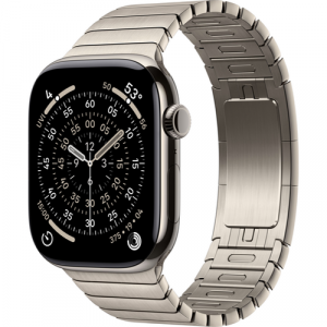 Смарт-часы Apple Watch Series 11 (GPS+Cellular) 46mm Natural Titanium Case with Natural Link Bracelet (Титановый) - GorbTech