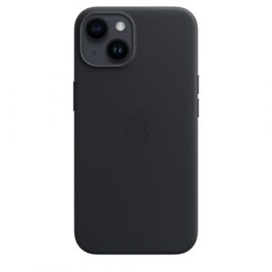 Чехол Apple для iPhone 14 Plus Leather Case with MagSafe - Midnight (Черный) - GorbTech