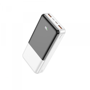 Аккумулятор внешний универсальный HOCO J108 20000 mAh Universe PD22.5W+QC3.0 (Белый) - GorbTech