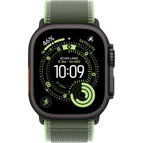Смарт-часы Apple Watch Ultra 3 (2025) 49mm Black Titanium Case with Trail Loop Green/Neon (Зеленый/Неоновый) - GorbTech