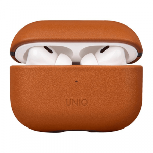 Кожаный чехол Uniq Terra Genuine Leather для AirPods Pro/Pro 2 Toffee Brown (Коричневый) - GorbTech