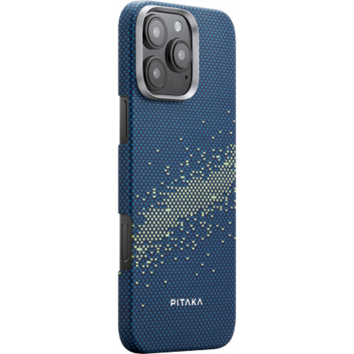 Чехол Pitaka StarPeak Tactile Woven case для iPhone 16 Pro Max (Milky Way Galaxy) - GorbTech