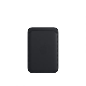 Чехол-бумажник Apple для iPhone Leather Wallet with MagSafe - Midnight (Темная ночь) - GorbTech