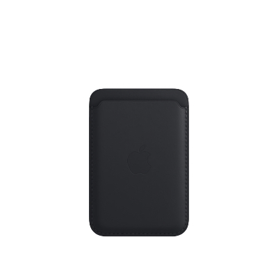 Чехол-бумажник Apple для iPhone Leather Wallet with MagSafe - Midnight (Темная ночь) - GorbTech