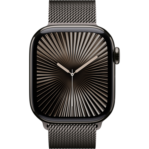 Смарт-часы Apple Watch Series 10 (GPS+Cellular) 42mm Slate Titanium Case with Slate Milanese Loop (Графитовый) - GorbTech