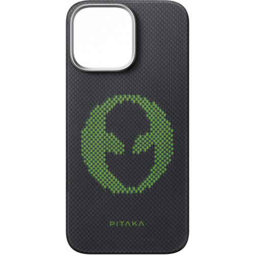 Чехол Pitaka Aries Tactile Woven Case для iPhone 16 Pro Max (Alien) - GorbTech