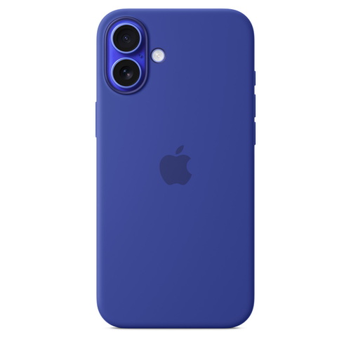 Силиконовый чехол Apple для iPhone 16 Plus Silicone Case with MagSafe - Ultramarine (Синий) - GorbTech
