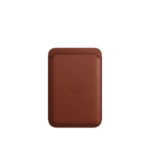 Чехол-бумажник Apple для iPhone Leather Wallet with MagSafe - Umber (Коричневый) - GorbTech